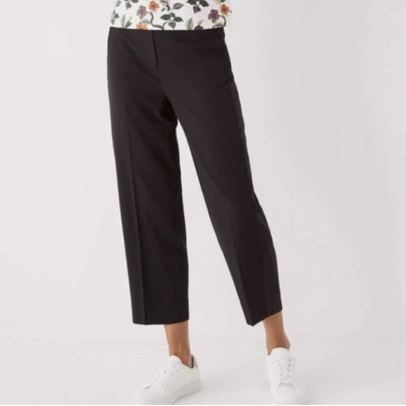 Frank & Oak Alice Straight Trousers - Black - Picture 1 of 8